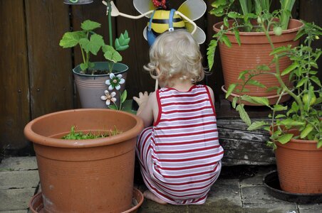 Terrace playing pots