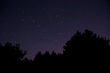 Ursa major space night sky stars photo