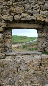 Window beach landscape