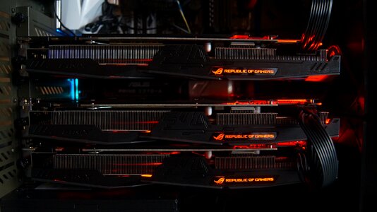 Mining video card gpu