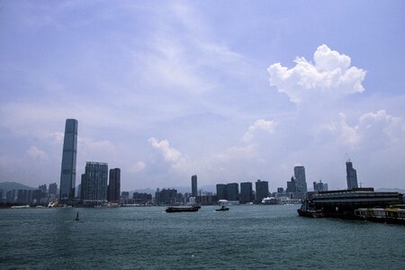 Victoria harbour port the scenery