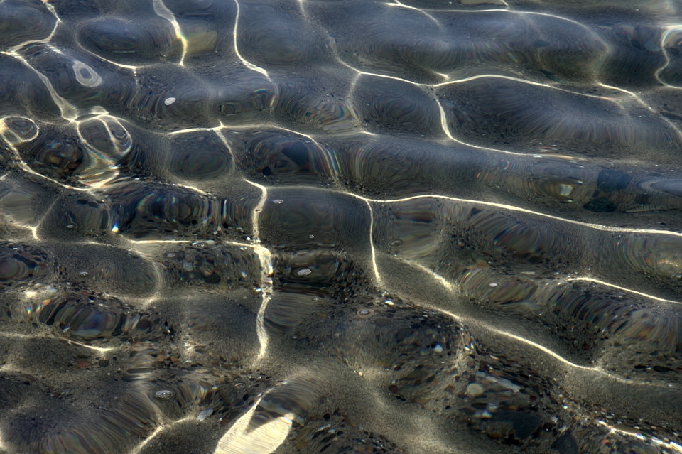 Refractions lichtspiel water