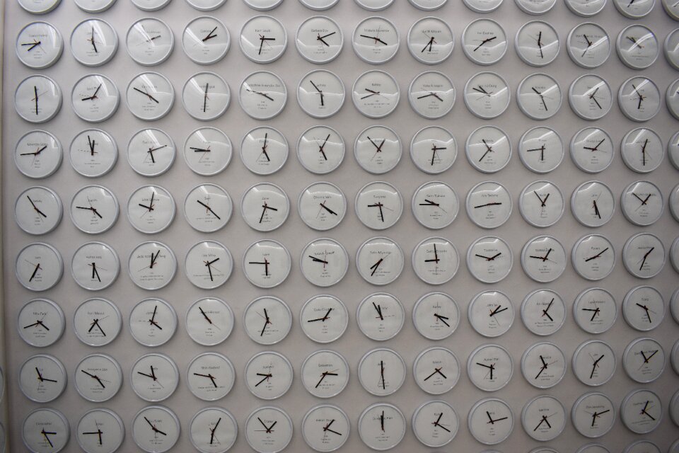 Clock transience background