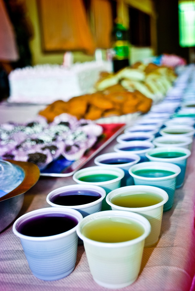 Party gelatine colorful
