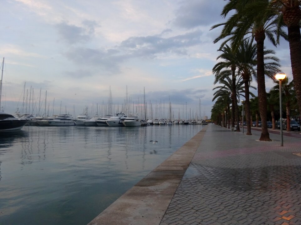 Boats promenade palma