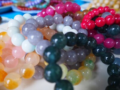 Rock bracelet colorful photo