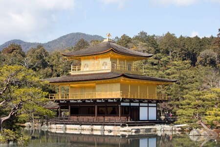 Japan temple of the golden pavilion kyoto photo
