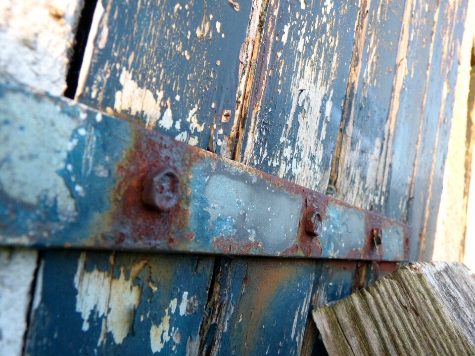 Rusts door garden