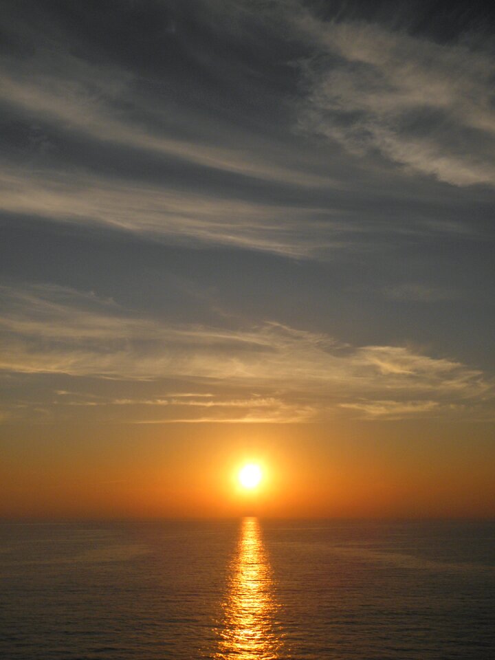 Setting sun sky evening sky