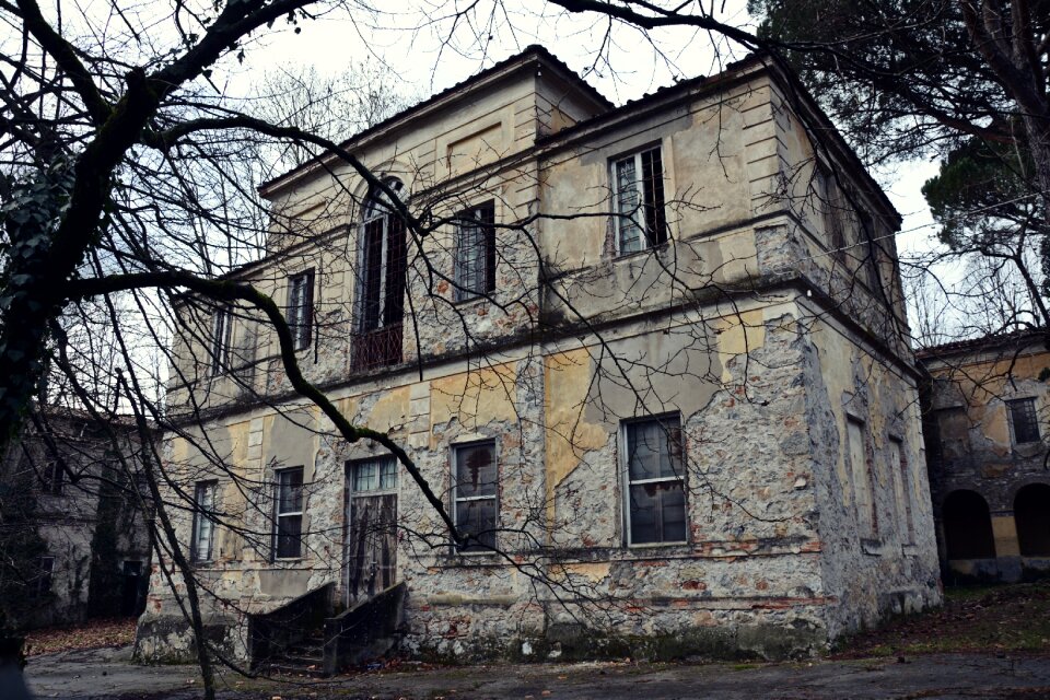 Former lunatic asylum tuscany run-down
