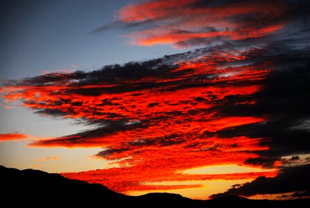 Sunset clouds tlapa de comonfort photo