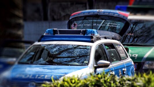 Police usage security police car