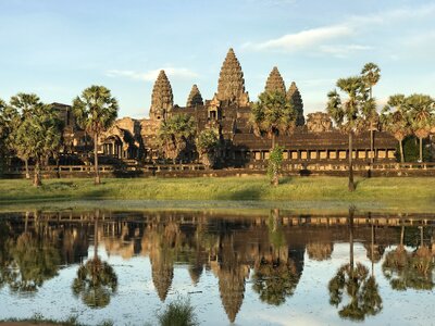 Angkor wat temple photo