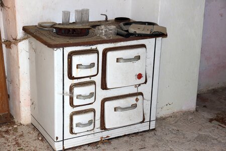 Heat kitchen antique photo