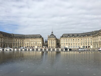 Bordeaux water mirror panoramic