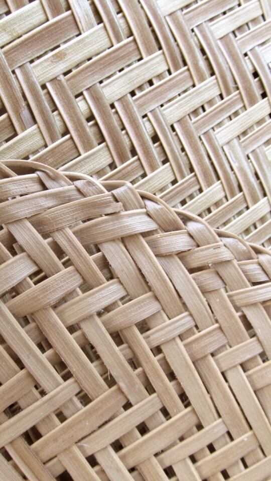 Basket weaving handicraft