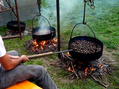 Maroni campfire fry photo