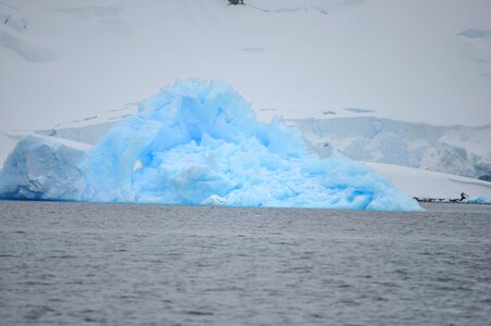 Water freeze berg
