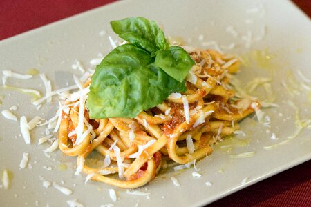 Cook eat pasta