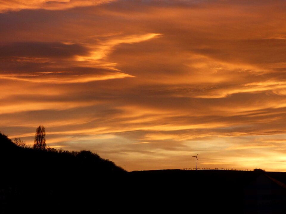 Sunset sky abendstimmung