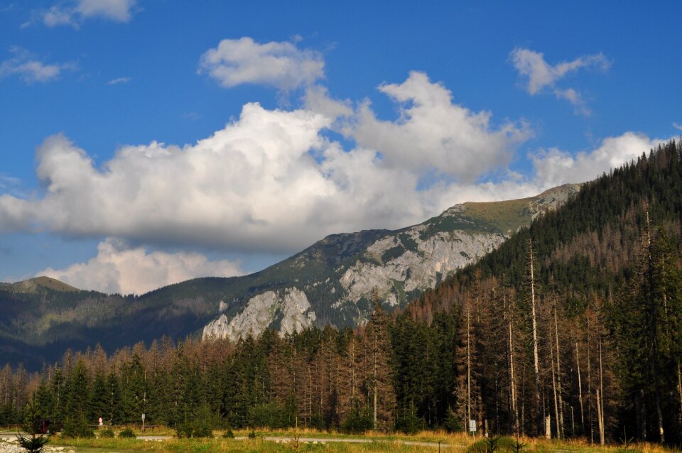 Tatry the national park landscape