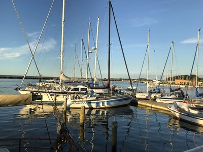 Port abendstimmung water