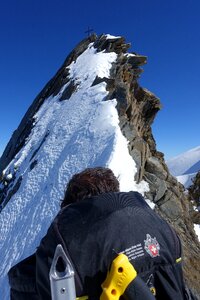 High-altitude mountain tour the swiss alpine club summit photo