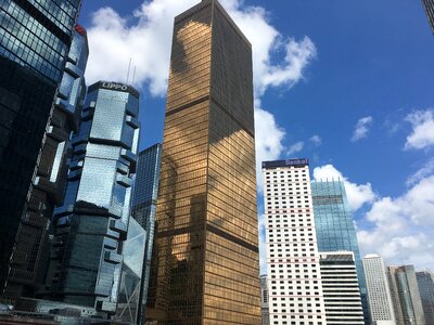 Commercial centre cityscape hongkong