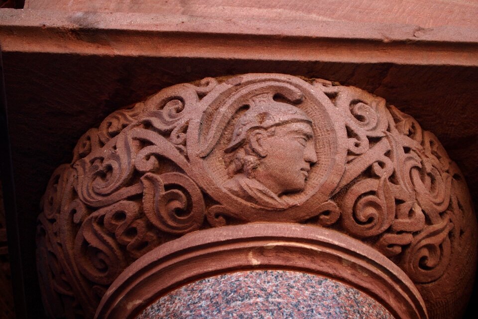 Old carved design
