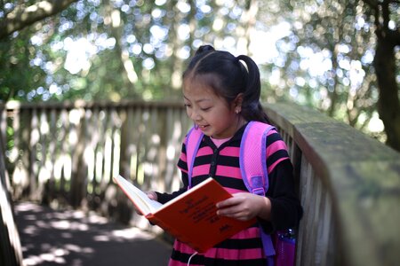 Cute kid auckland botanic garden photo