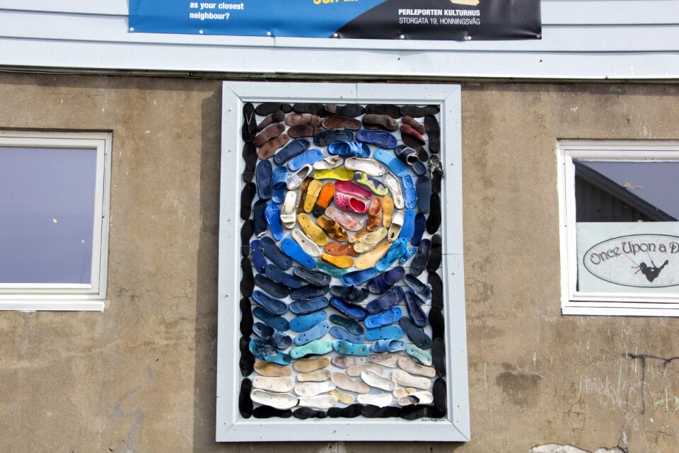 Paneling facade artwork