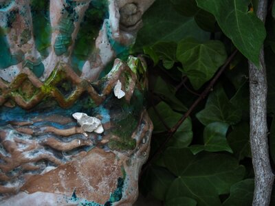 Pottery art painted