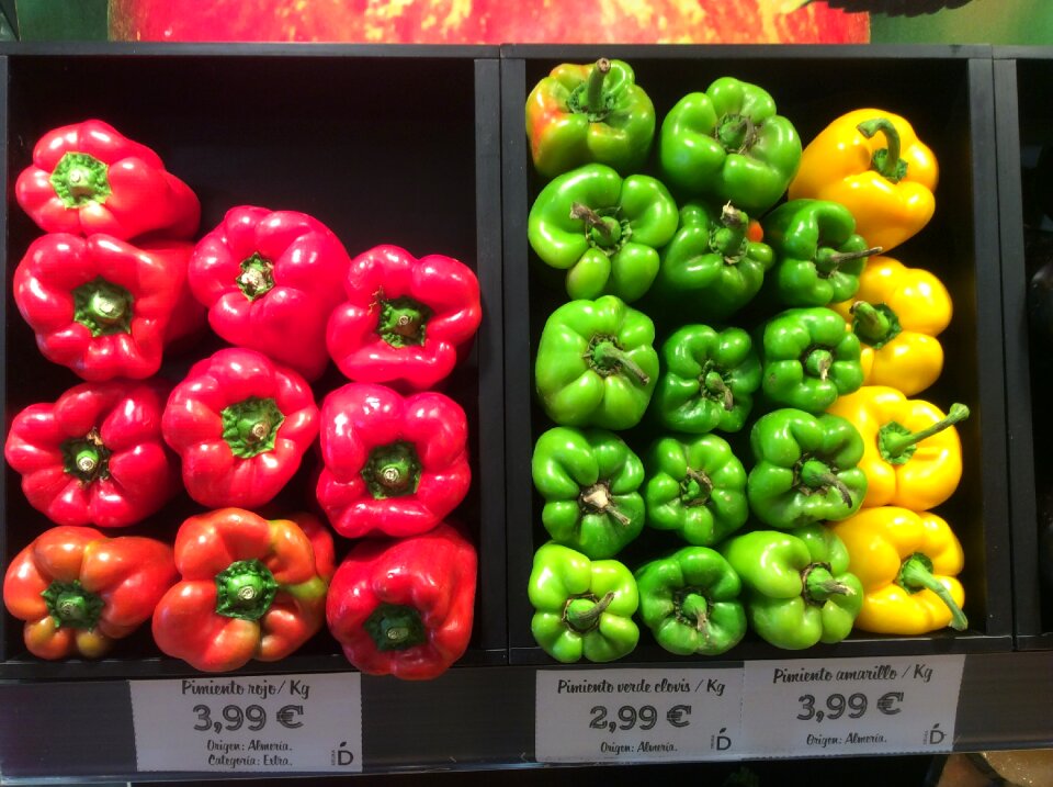 Yellow vegetables food