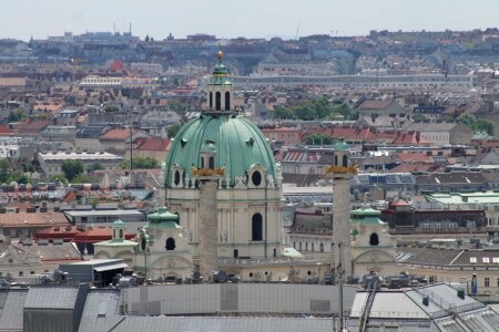 Vienna outlook historic center photo