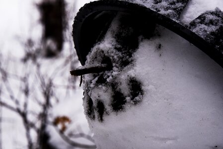 Coal smile winter