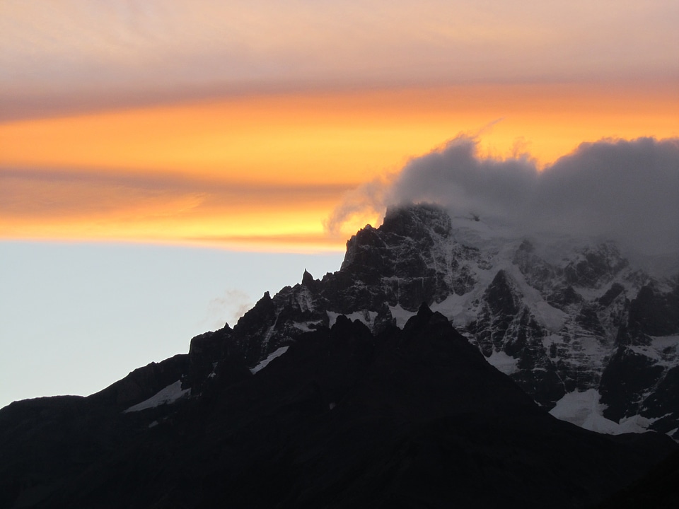 National park mountain sunset
