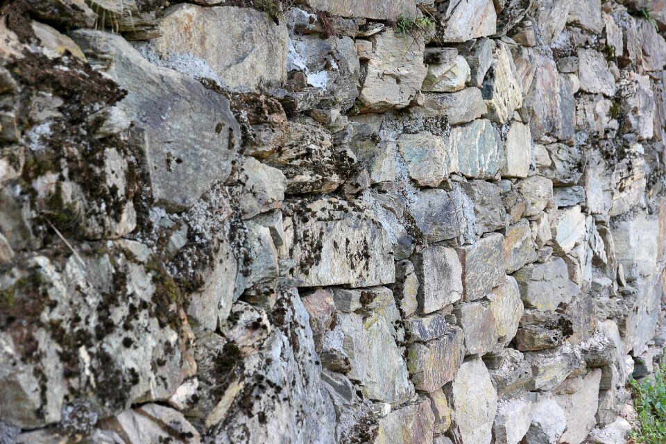 Stone wall structure texture photo