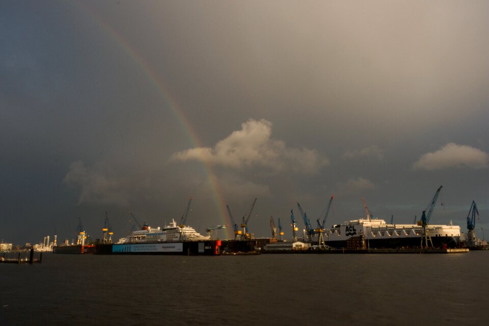 Hanseatic hamburg port elbe
