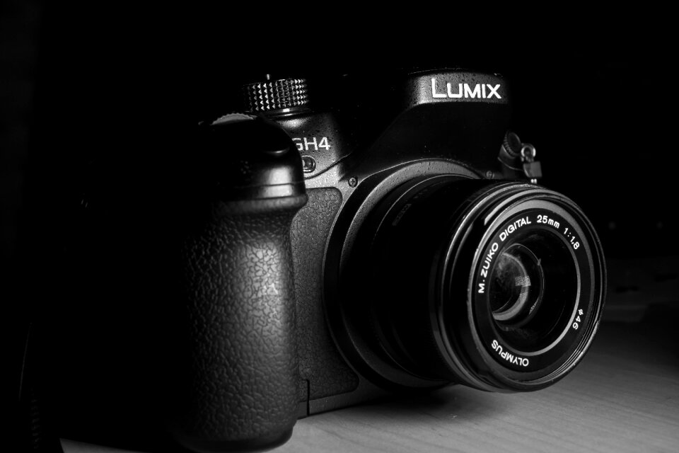 Digital images black camera