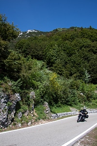 Motorcycle einspuriges car driving pleasure
