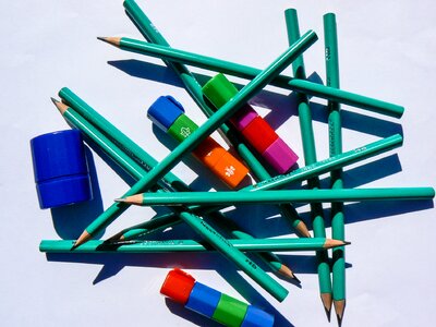 Pencils school supplies disorder