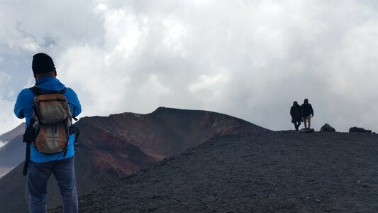 Sicily crater italy