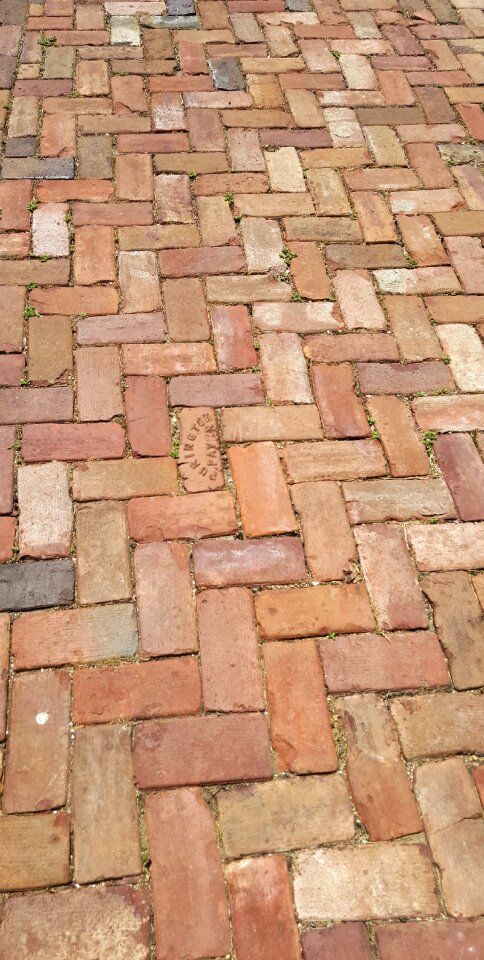 Sidewalk vintage clay
