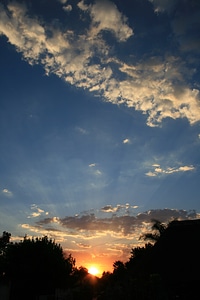 Yellow clouds loose photo