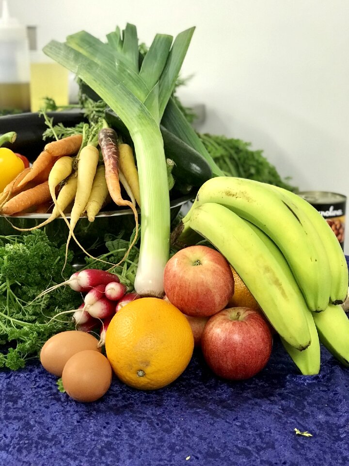 Fresh vegetarian organic