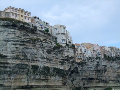 Bonifacio cliffs mediterranean