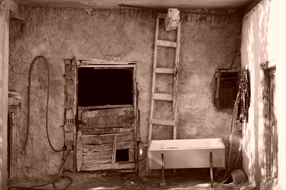 Stairs authentic old house