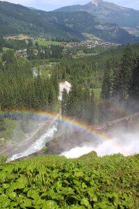 Nature waterfall rainbow