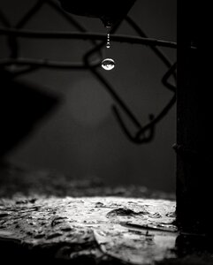 Macro drops drawing