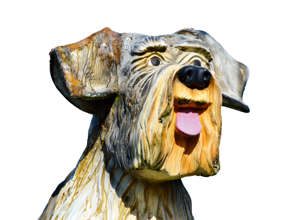 Schnauzer sculpture art